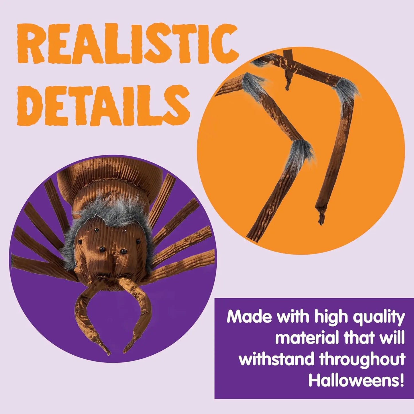 Joyfy Halloween Spider Outdoor Garden Decoration For Party Displays