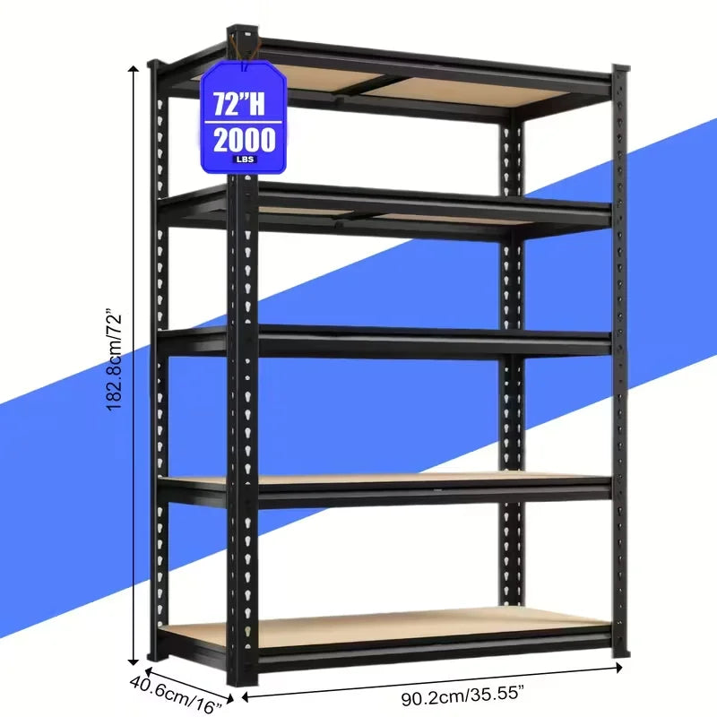 Adjustable Metal Double Layer Column Shelving Rack For Warehouse