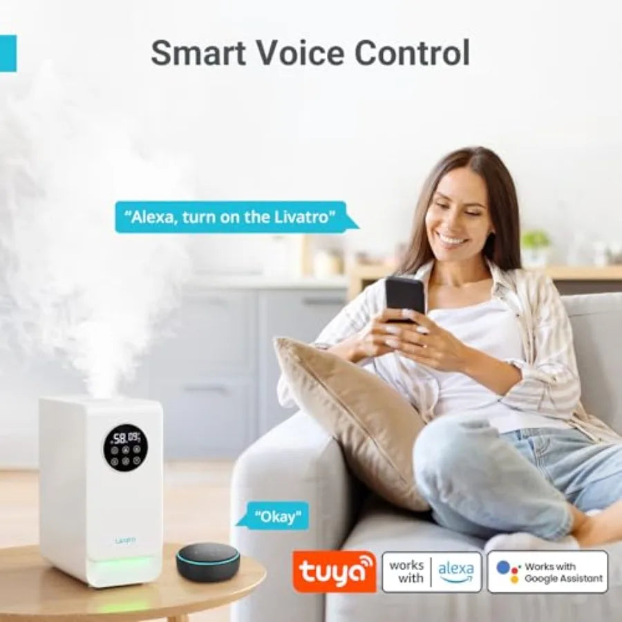Smart Humidifier For Large Rooms With App And Alexa Control