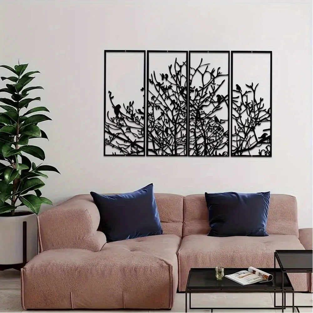 Tree Of Life Wall Decor Metal Sculpture For Modern Homes