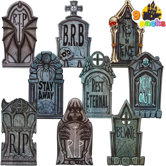 Halloween Tombstone Graveyard Decorations For Yard And Party Props