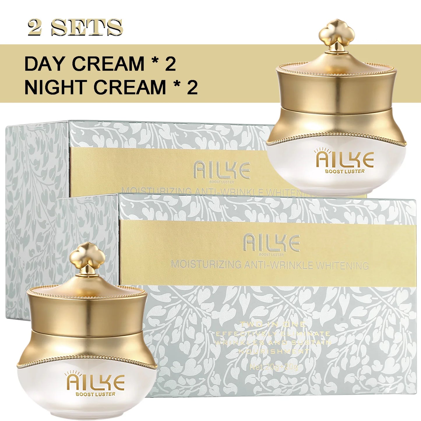 AILKE Night Cream for Women Collagen Whitening Anti Aging