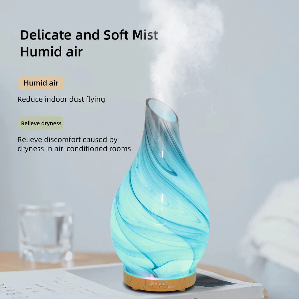 Silent Aroma Diffuser With 7 Color Modes And Timer