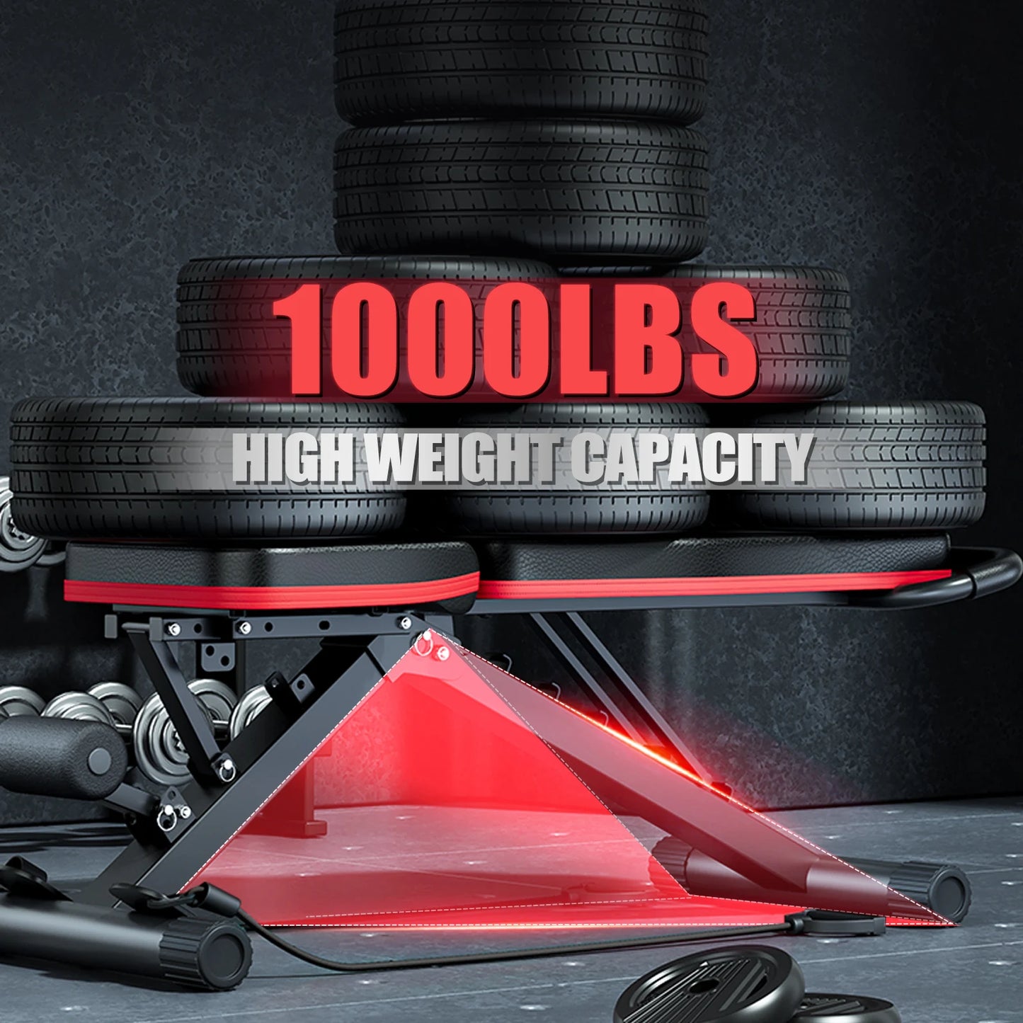Foldable 14 In 1 Dumbbell Bench For Full Body Workout