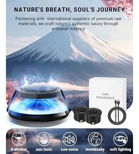 Fragrant Object Car Diffuser Fuji Pine Scent FiveColor Ambient Light