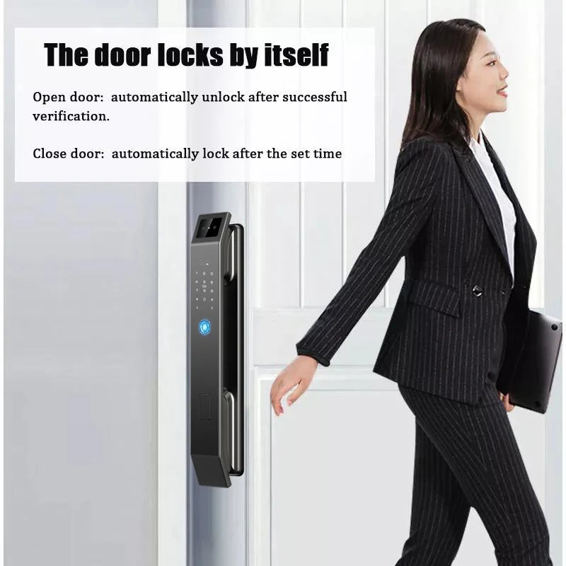 YKESDL 3D Face Recognition Smart Door Lock With Camera