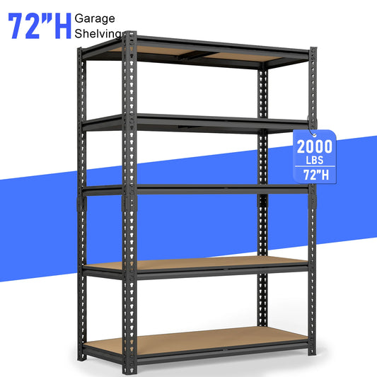 Heavy Duty Adjustable Metal Storage Shelves For Garage And Warehouse