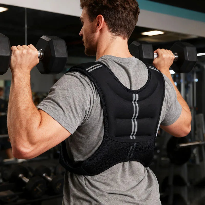 Weight Vest With Reflective Stripe For Workout And Training