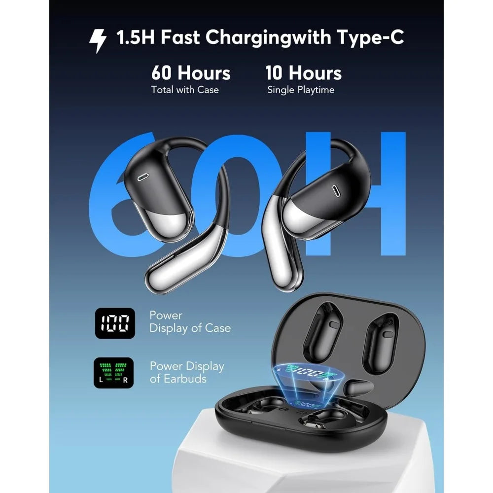 Real Time AI Language Translator Earbuds With Active Noise Cancellation