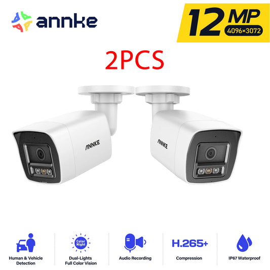 ANNKE 12MP PoE IP Camera With Dual Light And Microphone