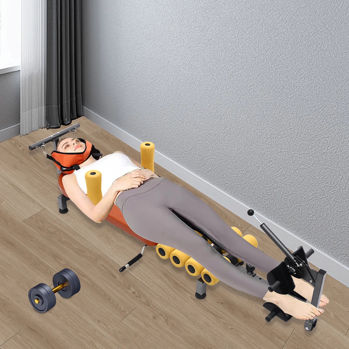 Back Adjustable Stretch Bench Neck Stretcher For Tension Relief