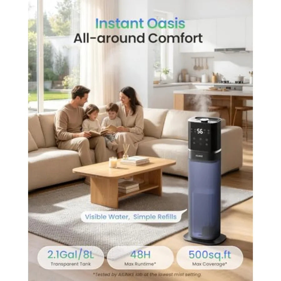 Smart Humidifier For Large Rooms Top Fill Mist Bedroom