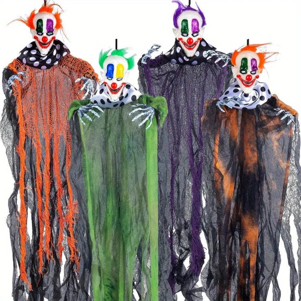 Hanging Clown Halloween Outdoor Garden Decorative Props