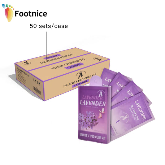 FootNICE 4 Step Spa Pedicure Kit 4-In-1 Deluxe Foot Care