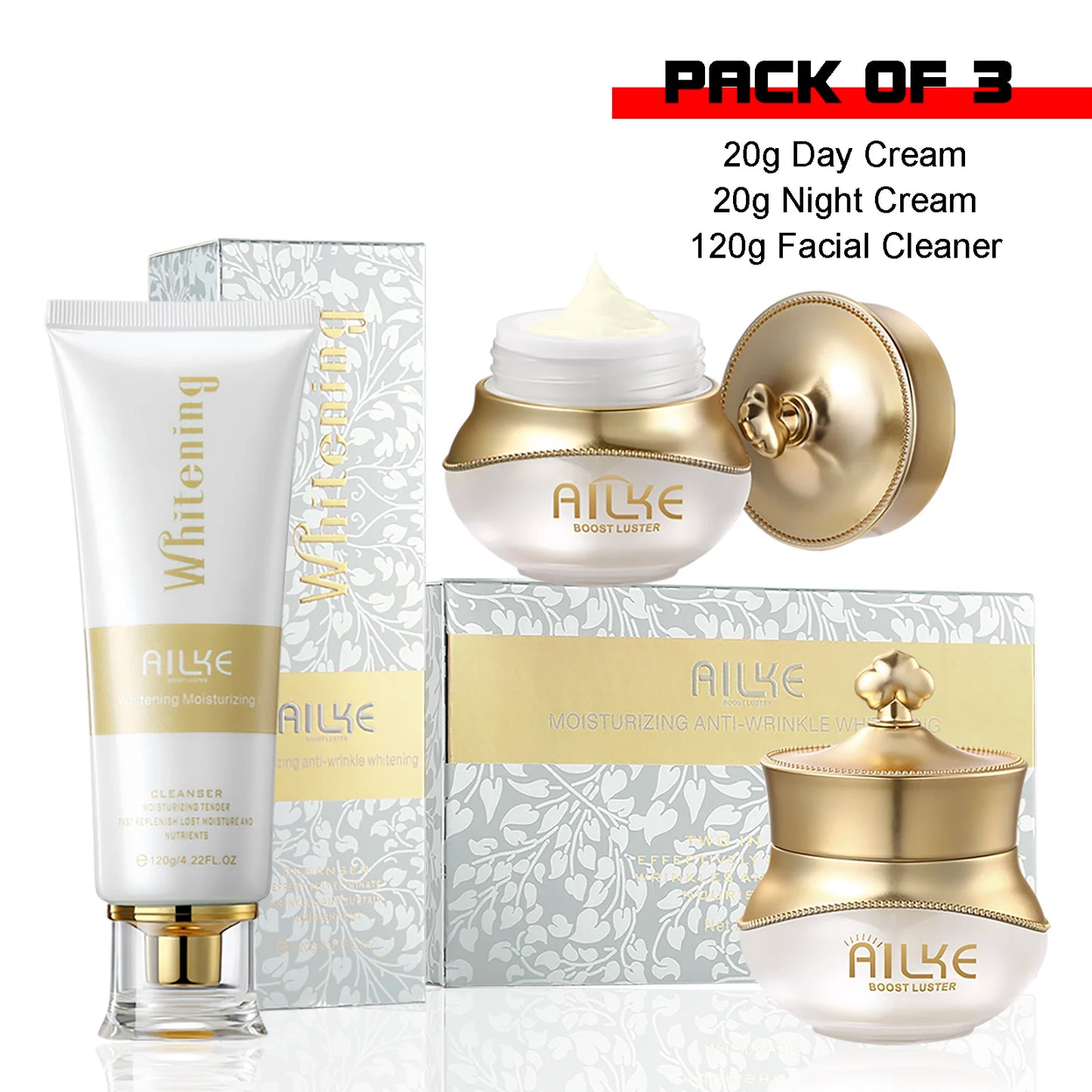 AILKE Night Cream for Women Collagen Whitening Anti Aging