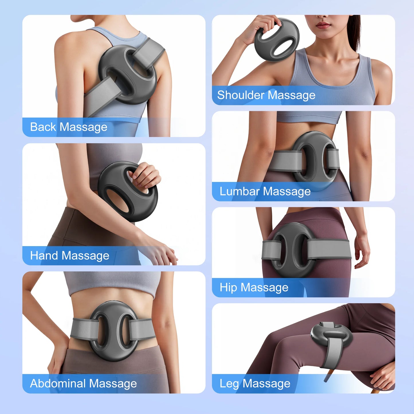 Leercon Portable Fascia Ring Massager For Deep Muscle Relief