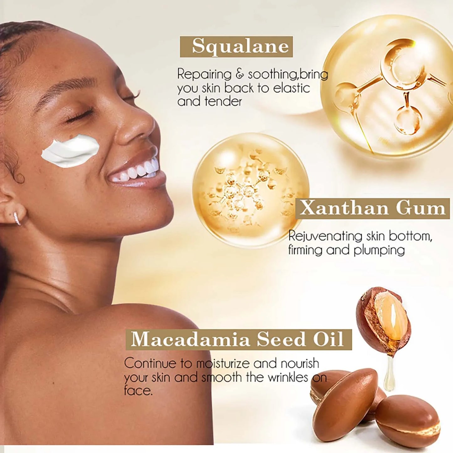 AILKE Night Cream for Women Collagen Whitening Anti Aging