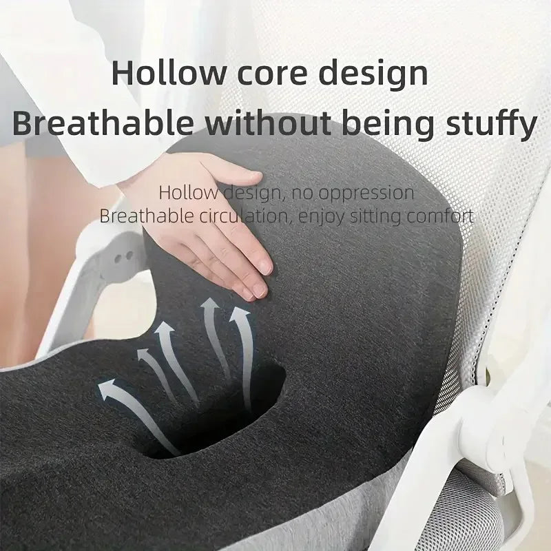 Premium L Shaped Memory Foam Seat Cushion With Lumbar Support