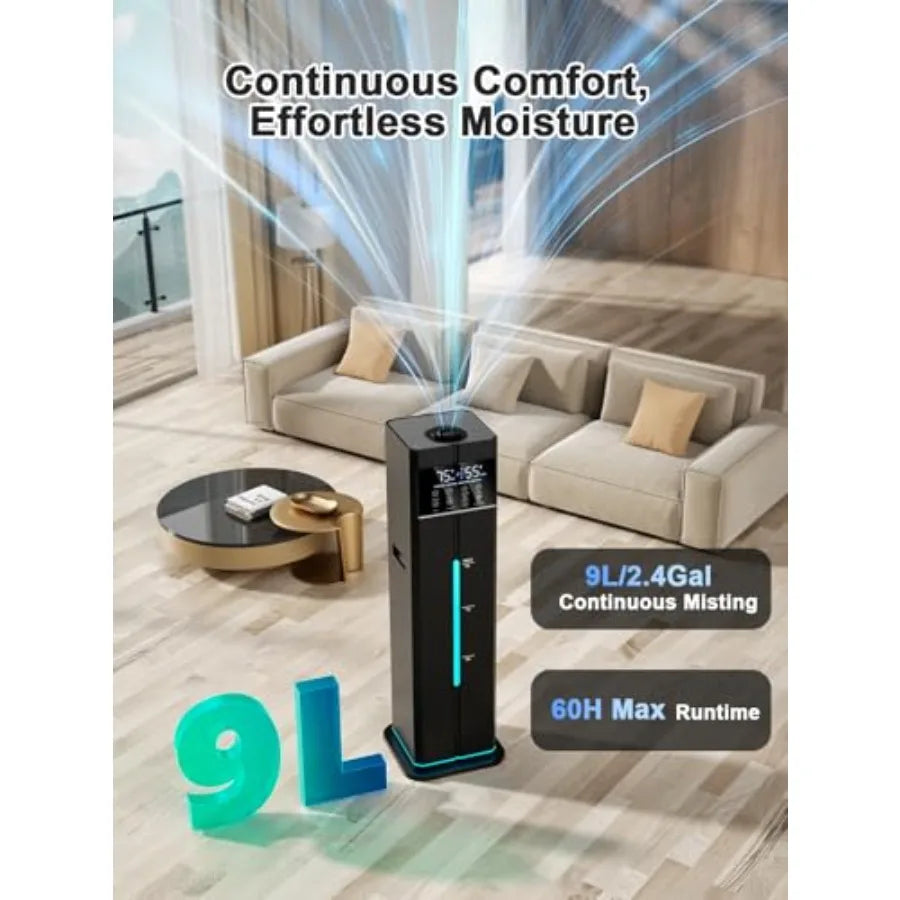 Smart Cool Mist Humidifier With App Control For Large Rooms
