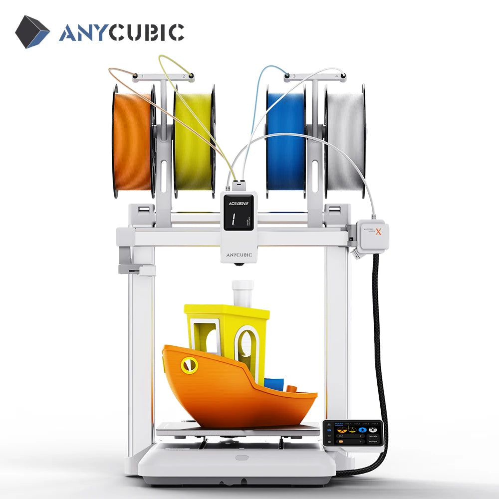 Anycubic Kobra X Multi Material FDM 3D Printer With Ai Assistance
