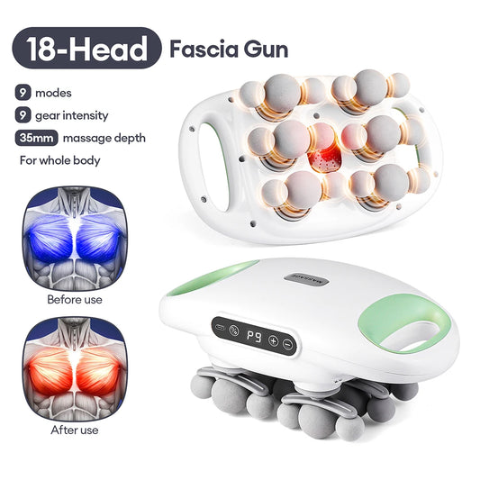 Foreverlily 18 Head Fascia Gun High Frequency Massager