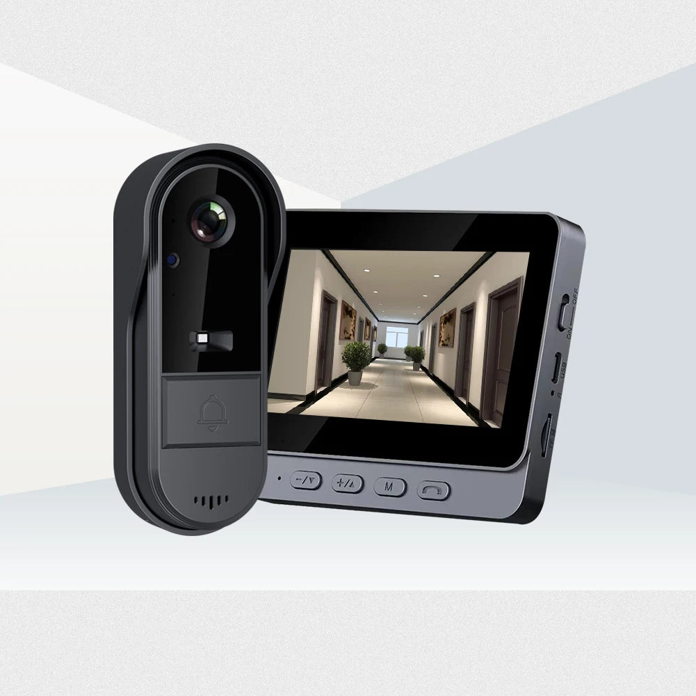 XBIBI WiFi Video Doorbell With 720P HD Camera And Two Way Intercom