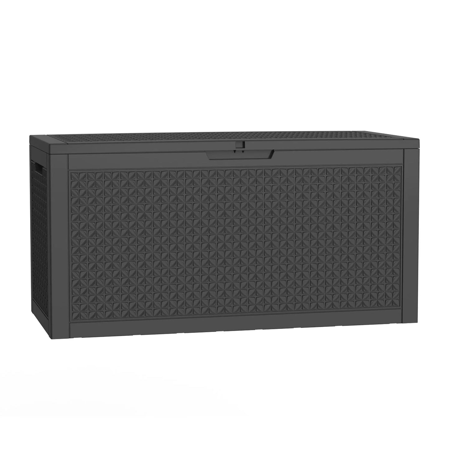 Resin Deck Box Lockable Outdoor Storage For Patio Gear