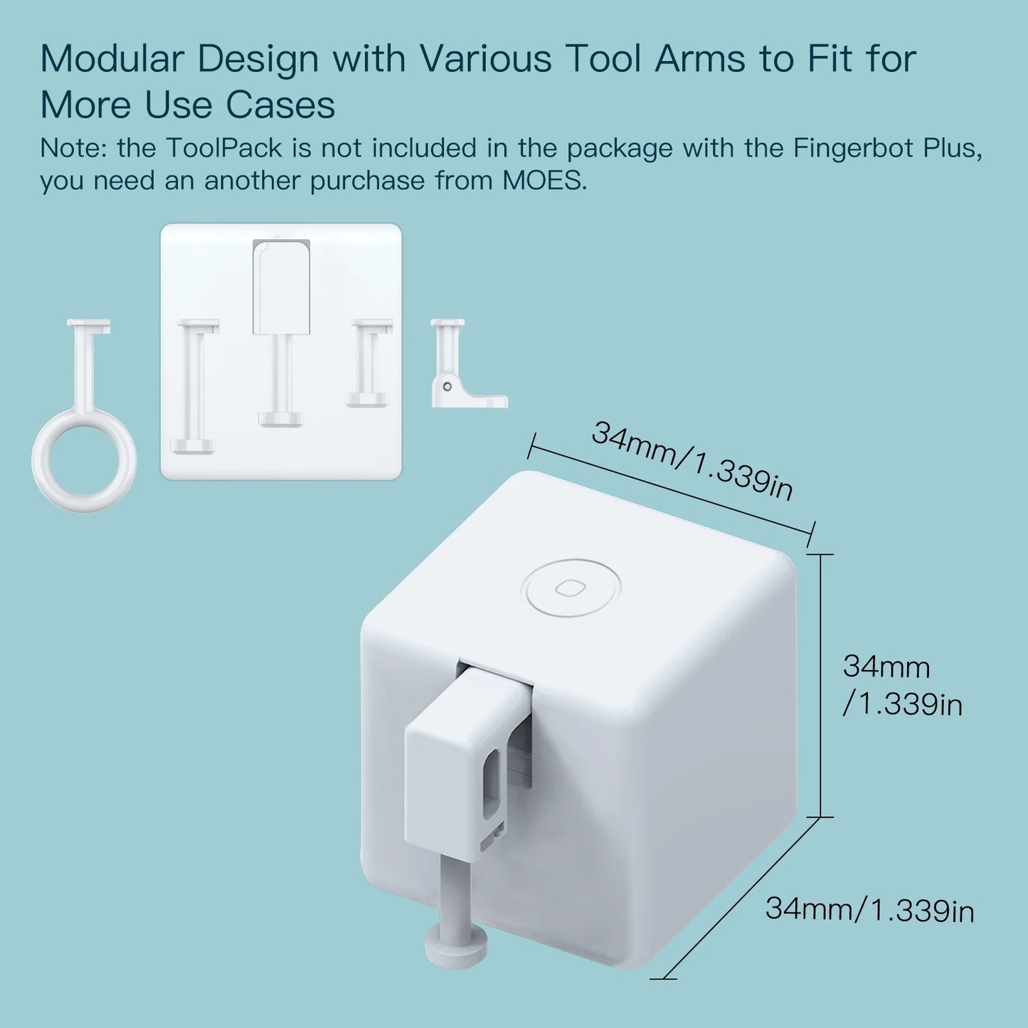 MOES Tuya Smart Bluetooth Fingerbot Switch With Voice Control