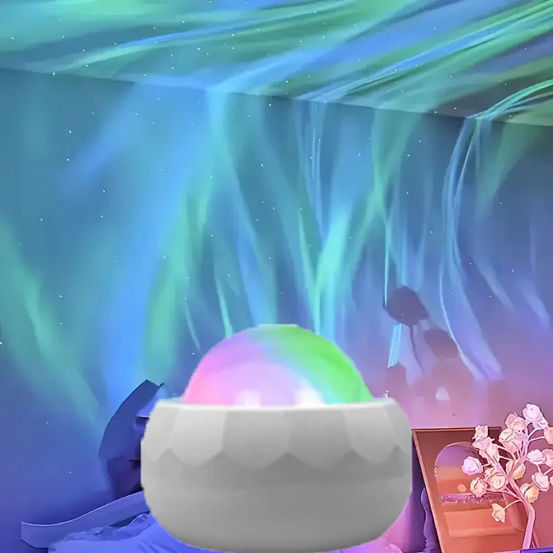 LED Aurora Galaxy Projector Night Light With Remote 360 Rotation