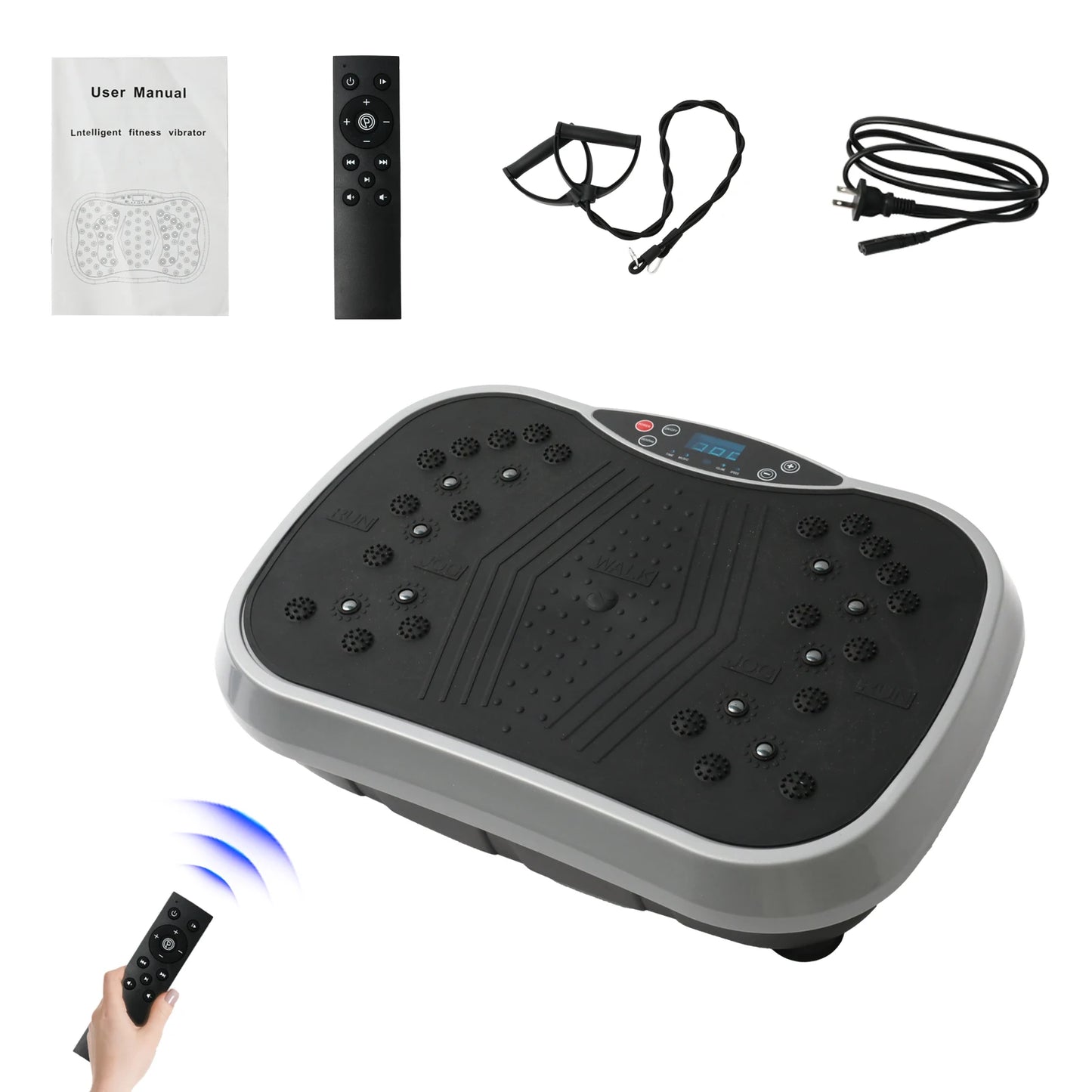 Vibration Plate Exercise Machine For Home Fat Burning Workout Portable