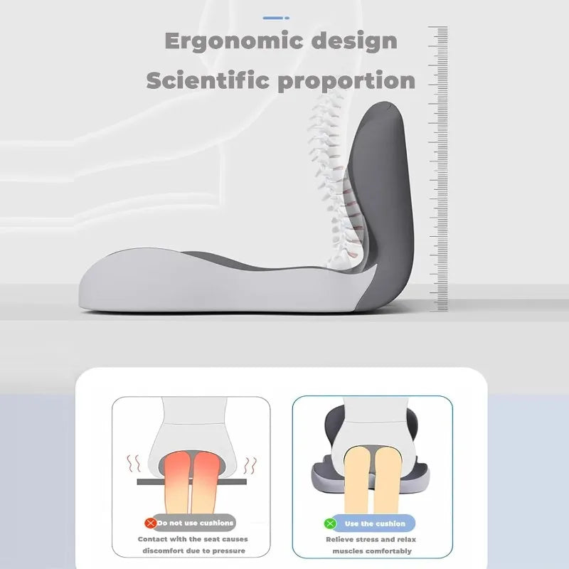 Premium L Shaped Memory Foam Seat Cushion With Lumbar Support