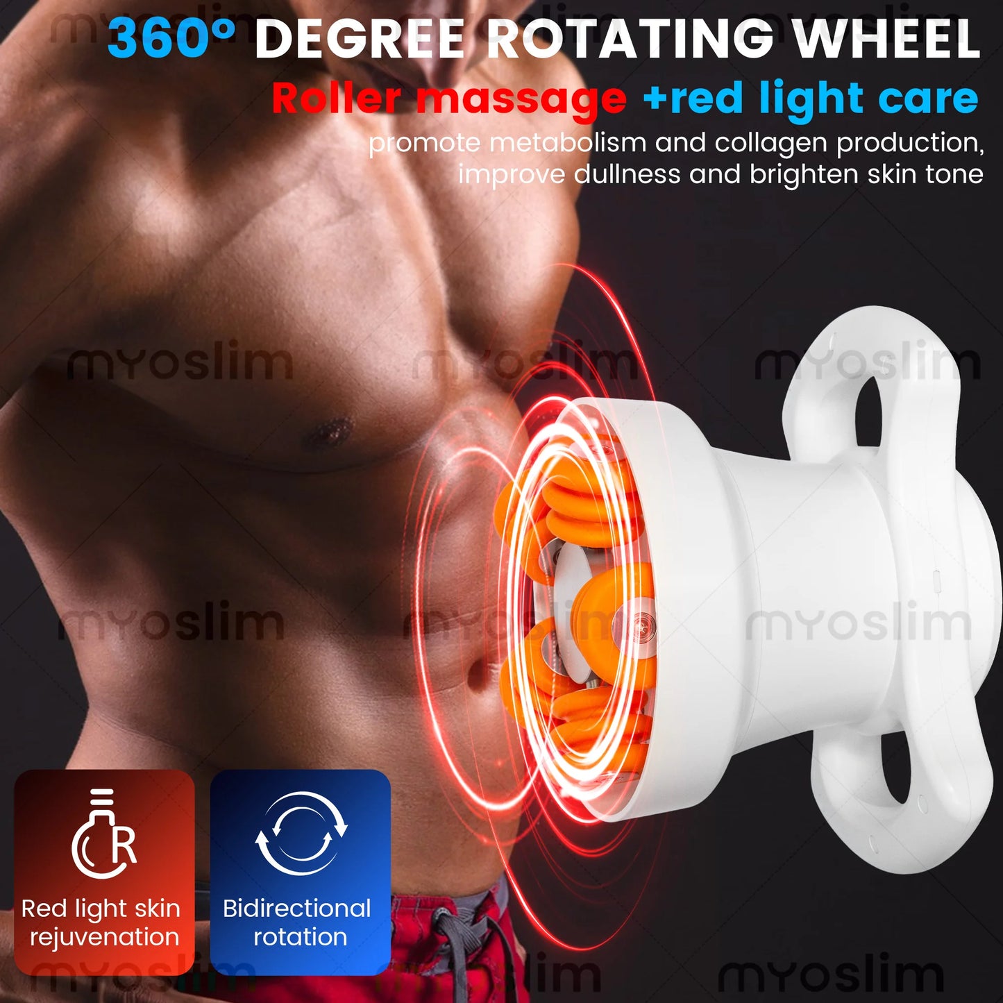 Portable Desktop Inner Ball Roller Massage Machine For Cellulite Reduction