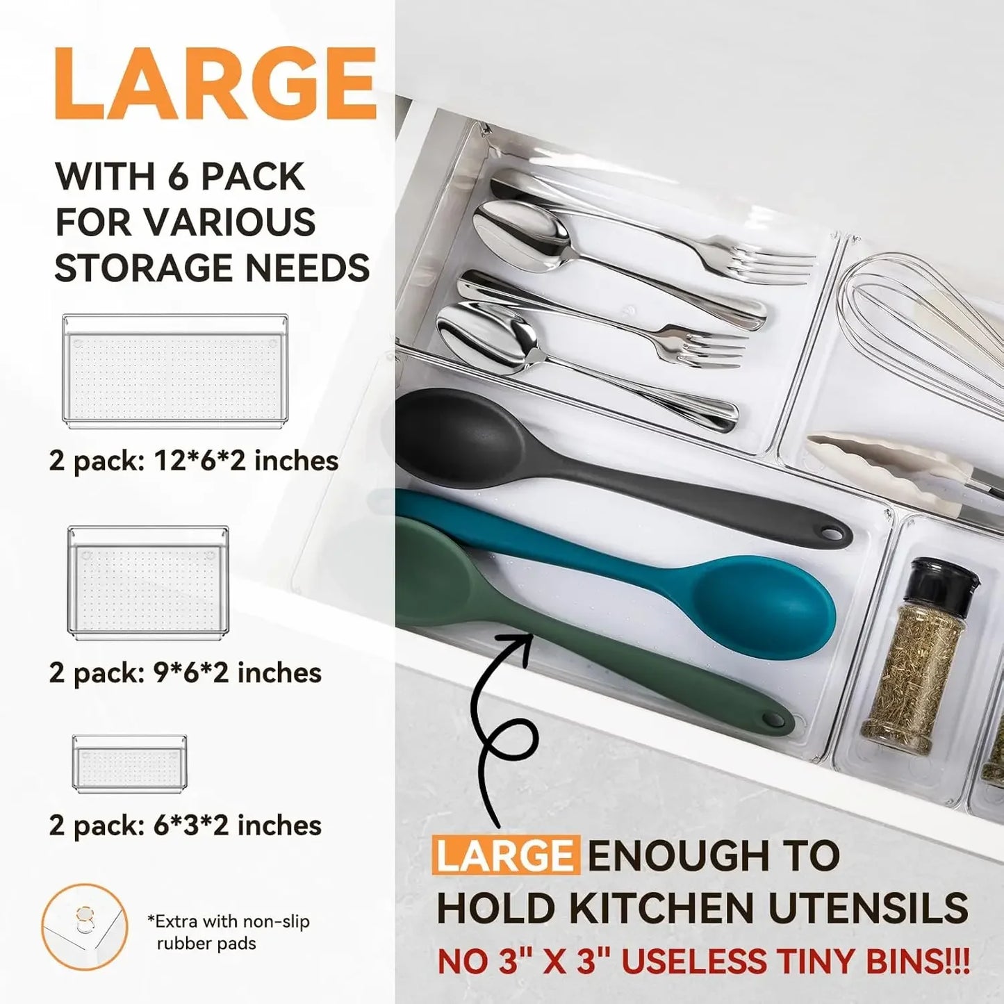 Plastic Drawer Organizer Trays For Makeup And Home Storage
