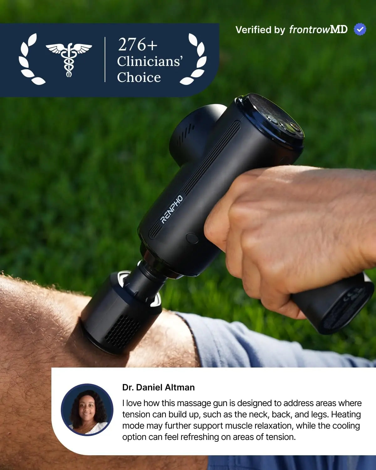 Massage Gun With Heat And Cold Therapy For Deep Recovery
