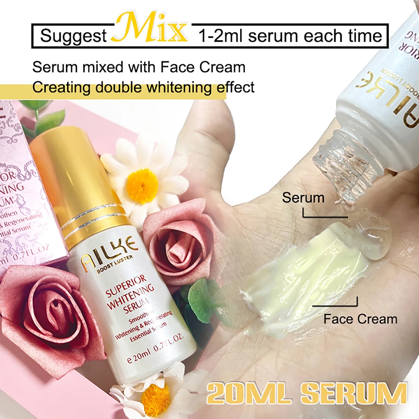 AILKE Night Cream for Women Collagen Whitening Anti Aging