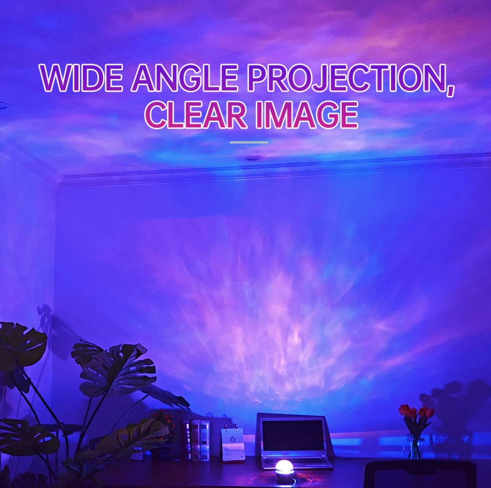 LED Galaxy Night Light Projector With Remote Control And 7 Modes