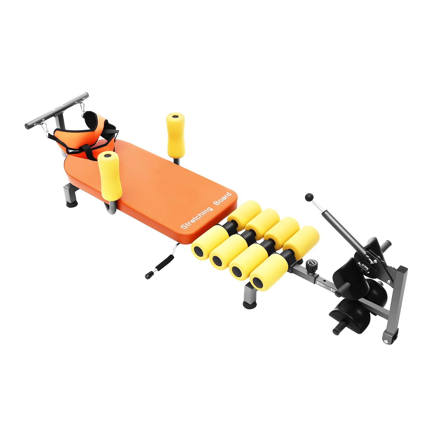 Adjustable Back Stretch Bench And Neck Stretcher For Decompression