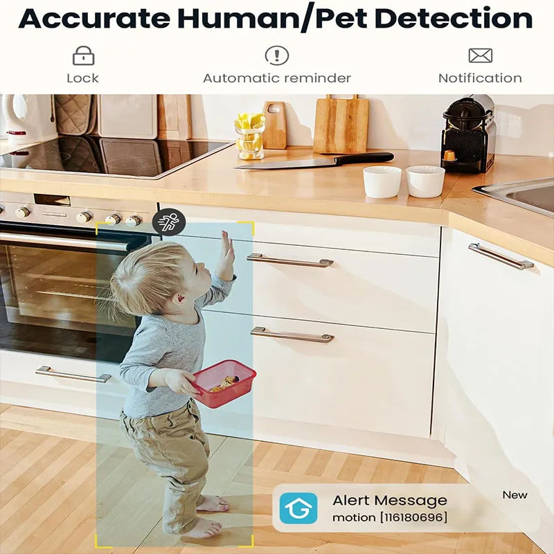 IEGEEK 5MP Indoor Security Camera 360° PTZ Two-Way Audio