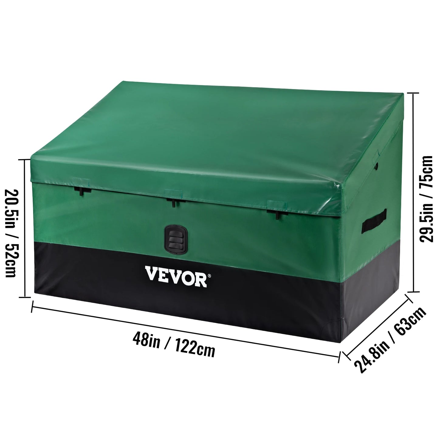 SucceBuy Outdoor Storage Box Waterproof Tarpaulin For Patio Garden
