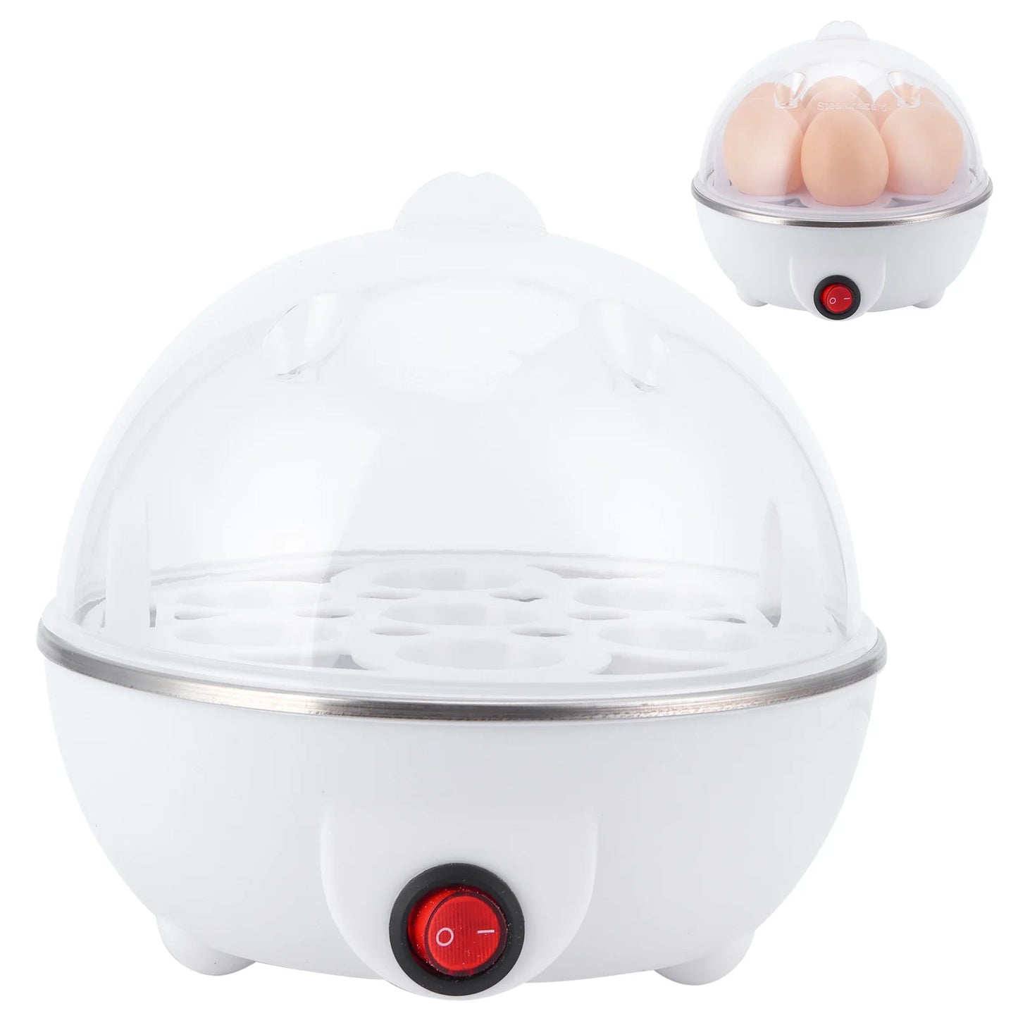 Romellar Electric Egg Boiler Multifunctional Cooker Poacher