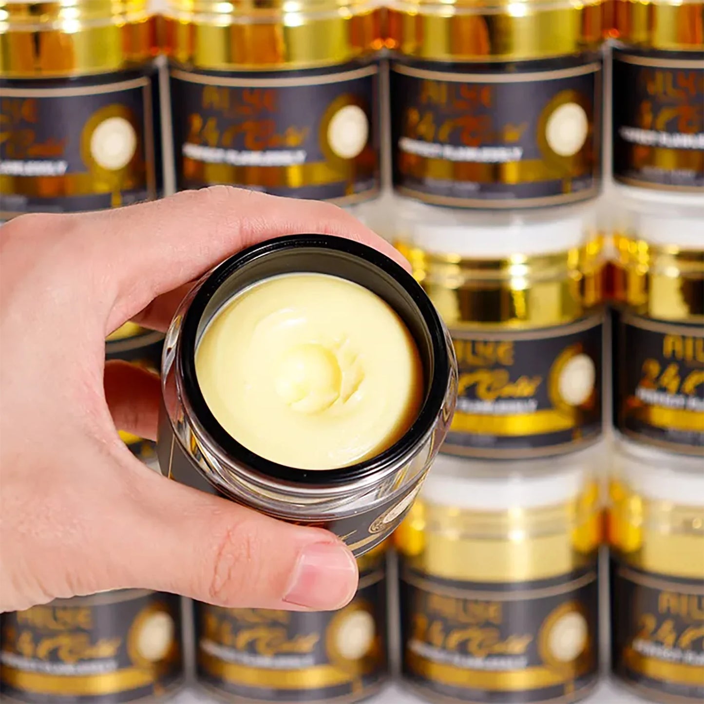 AILKE 24K Gold Collagen Cream Whitening Facial Anti Aging Set