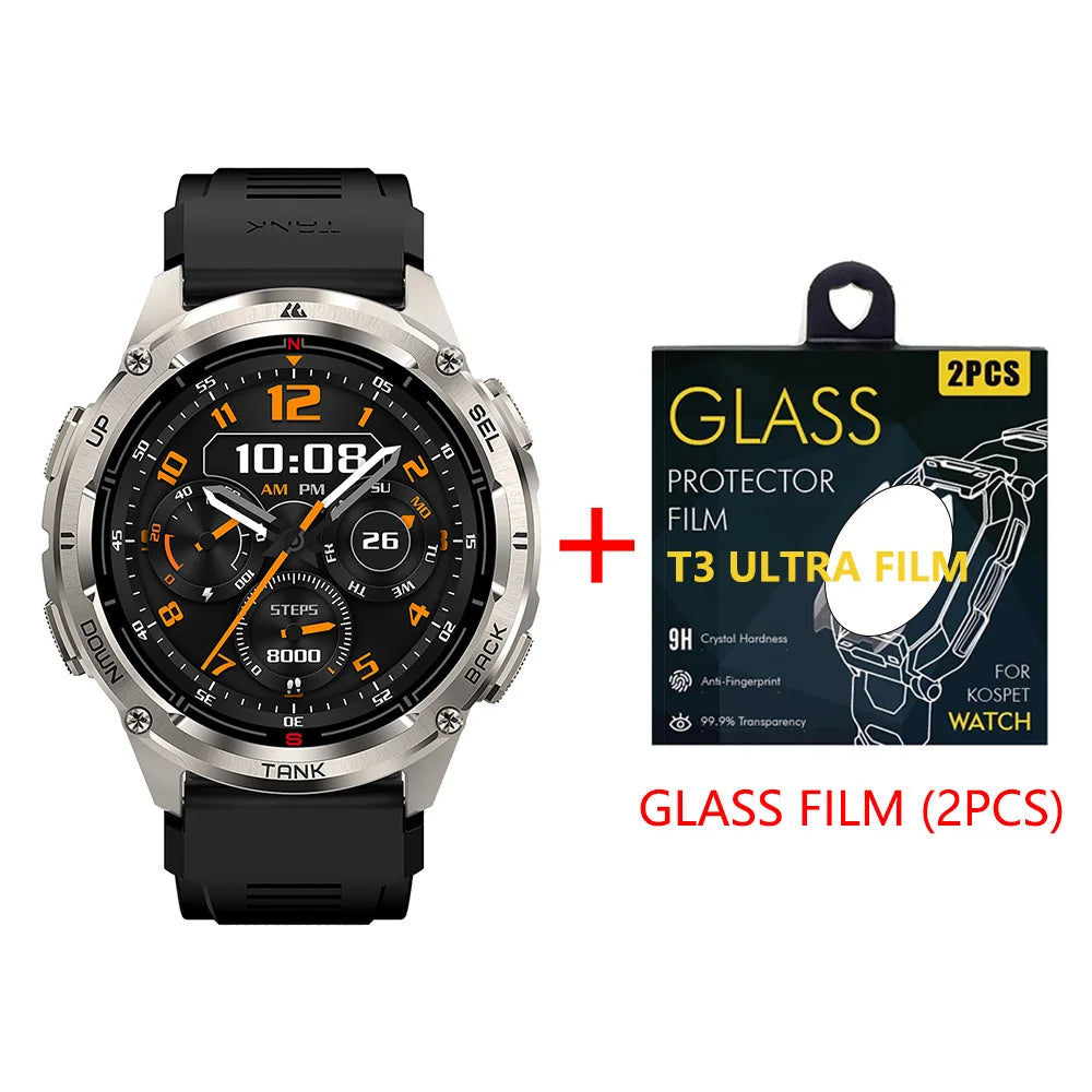 KOSPET TANK T3 Ultra GPS Smart Watch Bluetooth Calling