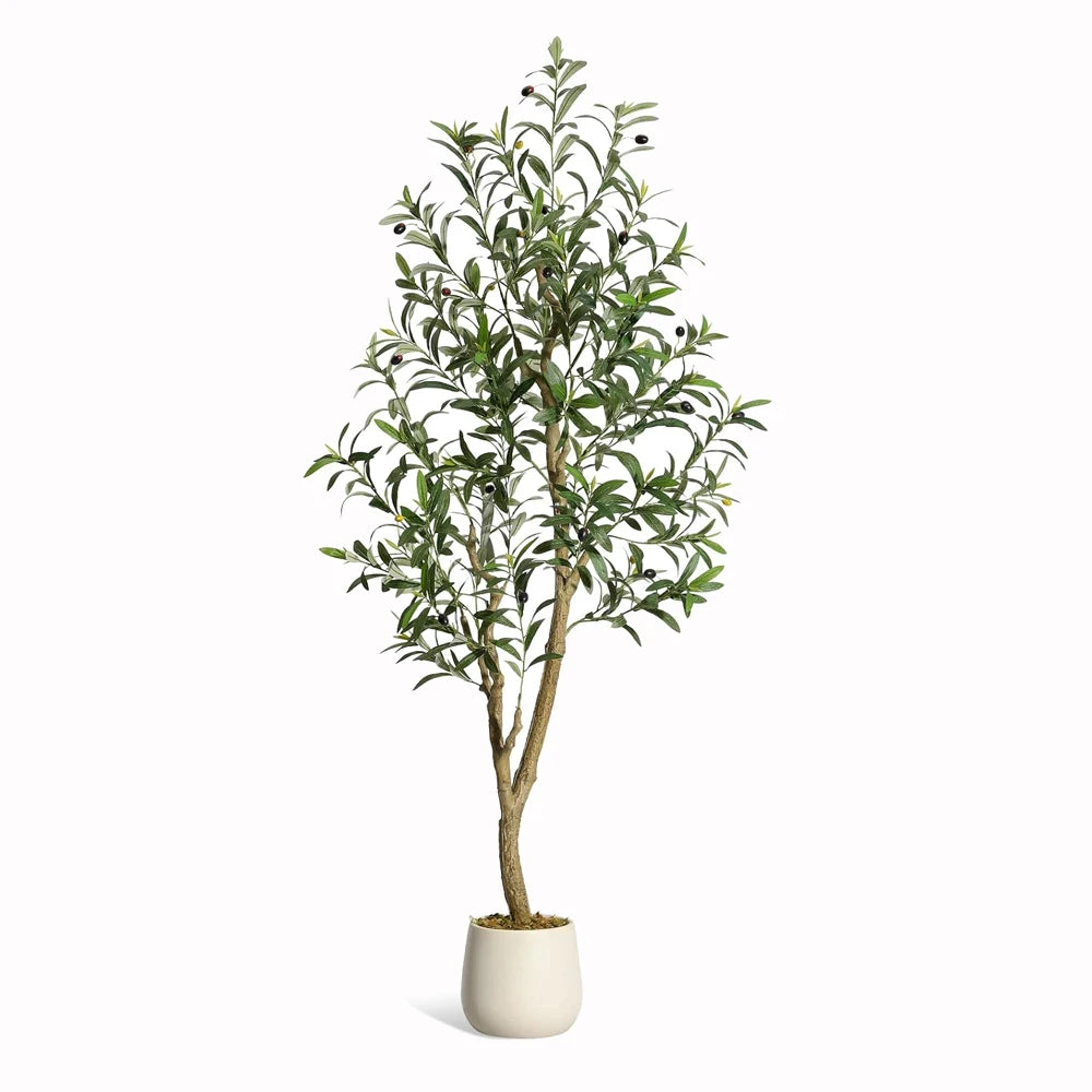 HiMISS Olive Trees Artificial Indoor Potted Plant For Home Decor