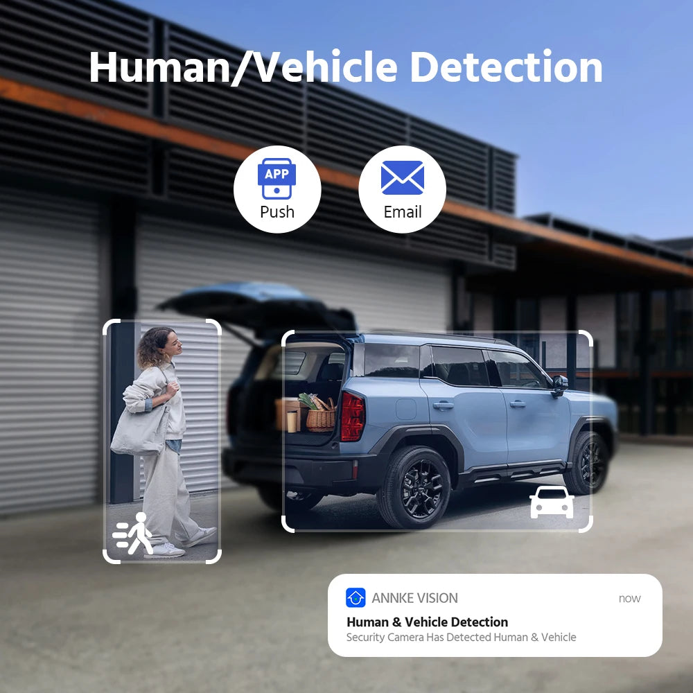 ANNKE 4K Security Camera System With 180 Degree Panoramic Lens