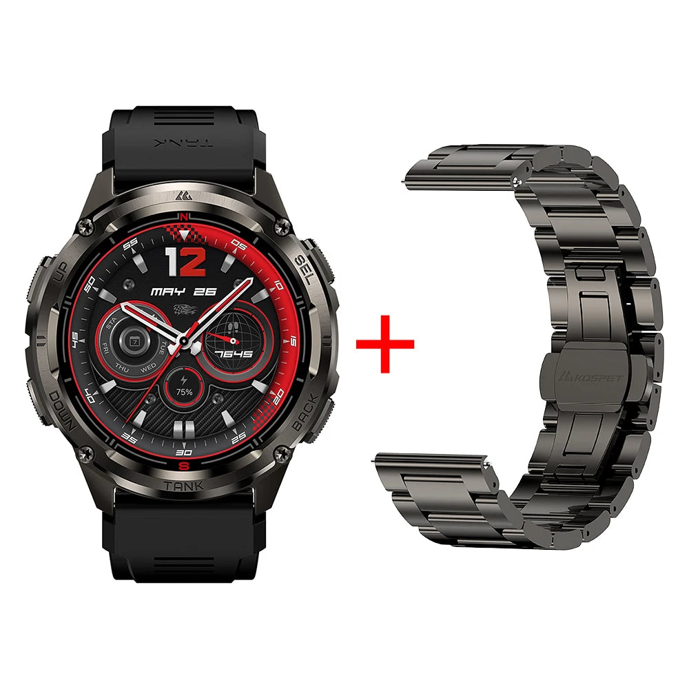 KOSPET TANK T3 Ultra GPS Smart Watch Bluetooth Calling