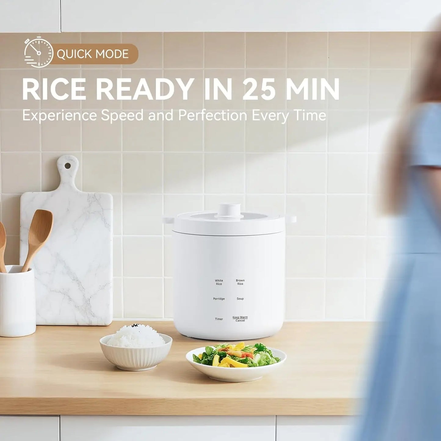 XMSJ Four Function Rice Cooker Electric For Everyday Meals