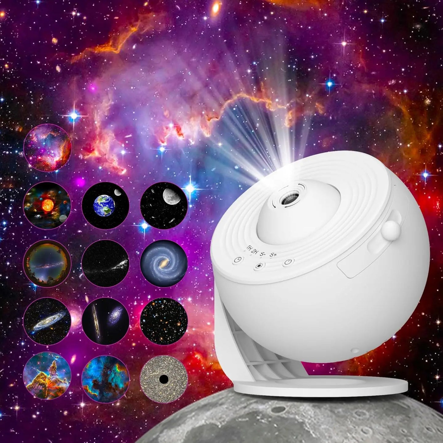 Aiopp Galaxy Projector For Bedroom With HD Star Projection