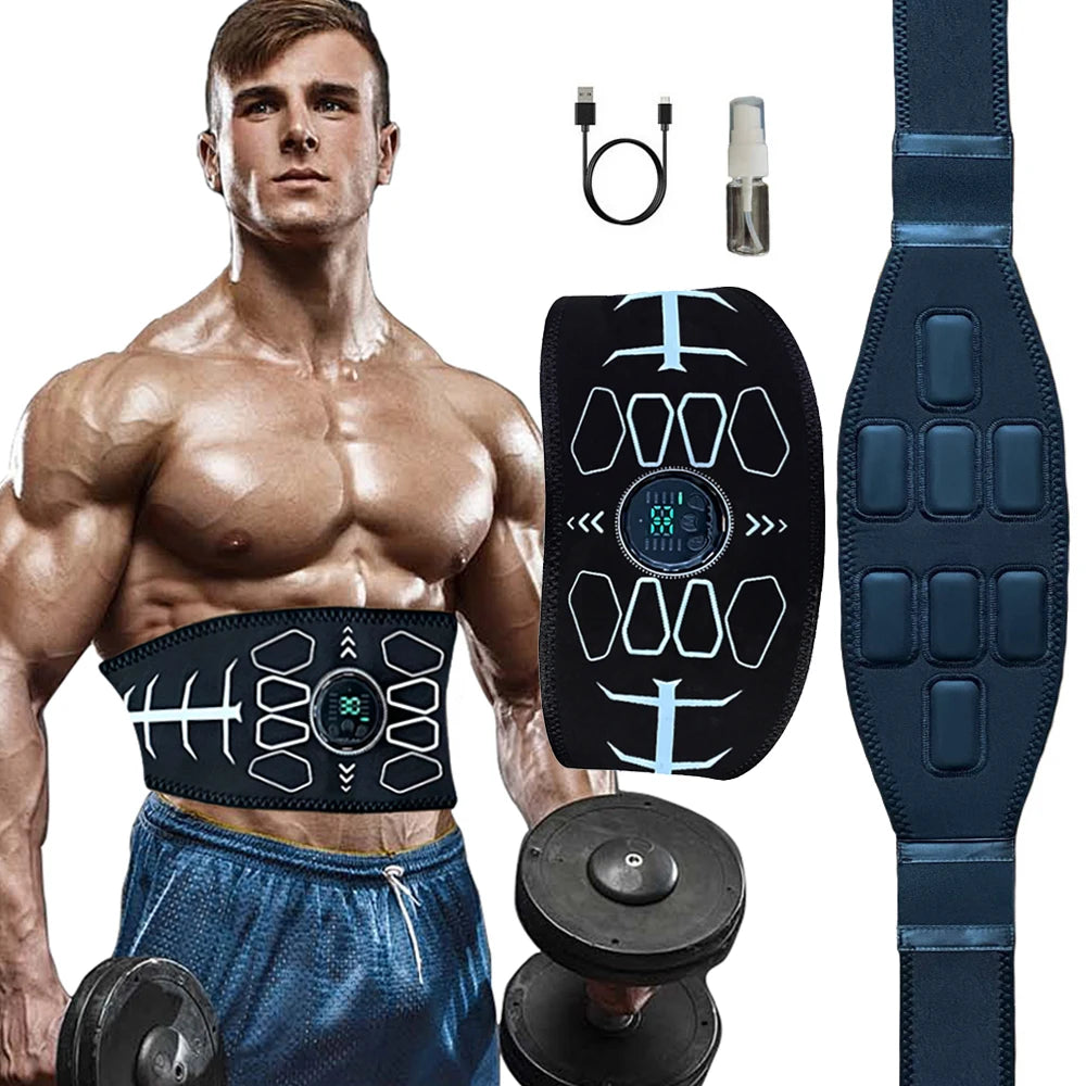 EMS Muscle Stimulator Abs Trainer Belt For Abdominal Toning