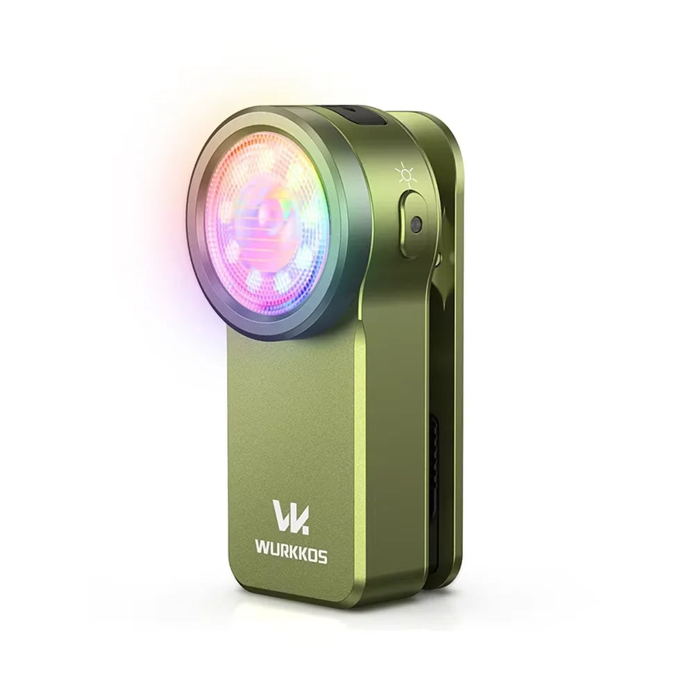 Wurkkos 680LM USB Rechargeable Mini Clip Light Spotlight Floodlight