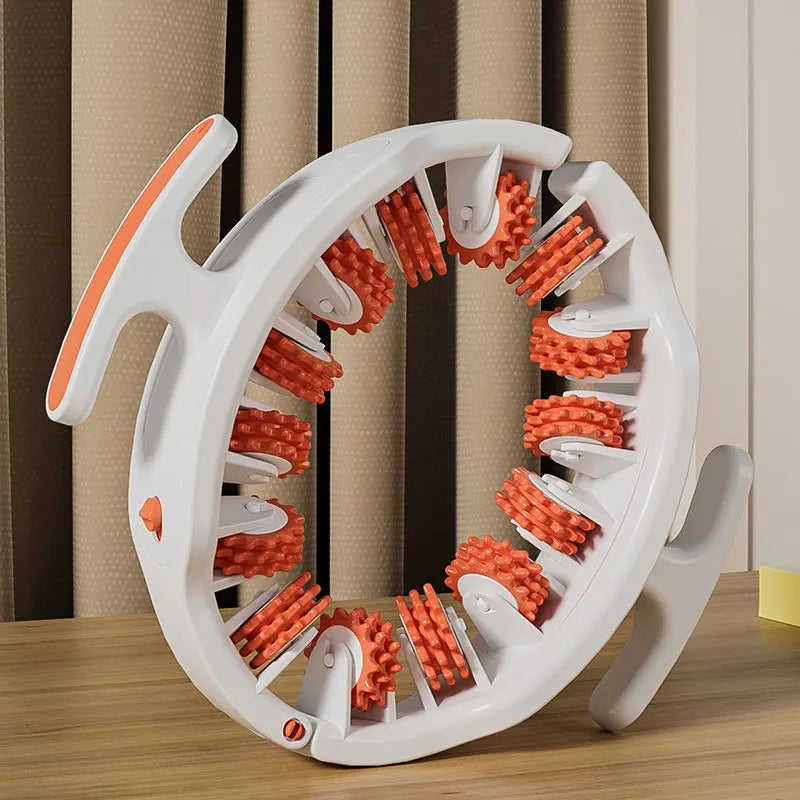 Multi-Function Full Body Ring Leg Massager Roller With Detachable Handles